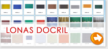 Catalogo de lonas de toldos Docril