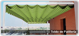 Instalacion de toldos de palilleria o pergolas en Merida.