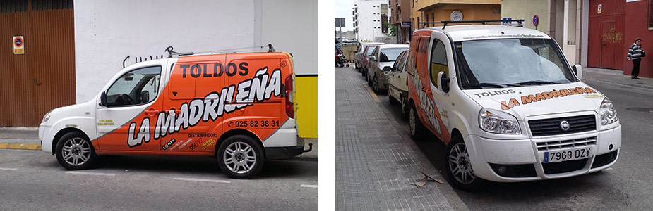 Fabricacion de toldos en Madrid.