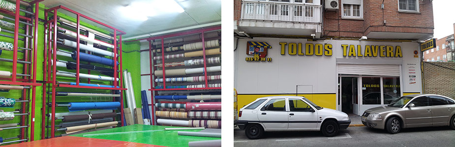 Fabricacion de toldos en Fuenlabrada.