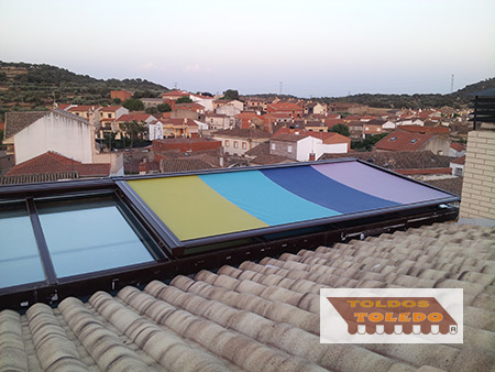 Instalacion de toldos veranda en Cervera de los Montes.
