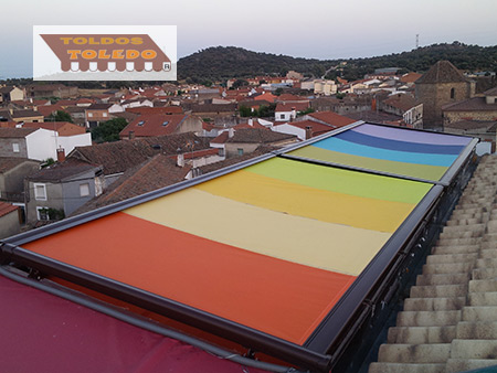 Instalacion de toldos veranda en Cervera de los Montes.