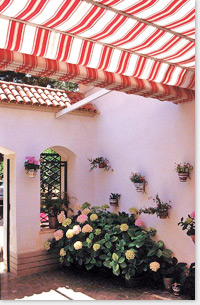 Pergolas entre paredes 80x40