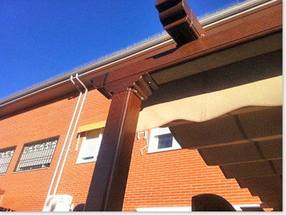 Pergolas pared - porteria 120x120