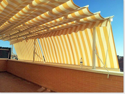 Pergolas pared - porteria 80x40