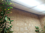 Instalaci&oacute;n de P&eacute;rgola de Madera pared - porter&iacute;a en Madrid.