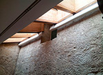 Instalaci&oacute;n de P&eacute;rgola de Madera pared - porter&iacute;a en Madrid.