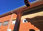 Instalaci&oacute;n de P&eacute;rgola 120x120 pared - porter&iacute;a.
