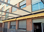 Instalaci&oacute;n de P&eacute;rgola 80x40 pared - porter&iacute;a.