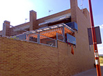 Instalaci&oacute;n de P&eacute;rgola 80x40 pared - porter&iacute;a.