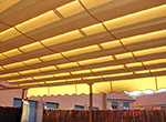 Instalaci&oacute;n de P&eacute;rgola 80x40 pared - porter&iacute;a.