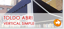 Toldos Abri 125 verticales para restaurantes