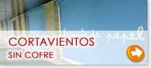 Toldos verticales cortavientos sin cofre